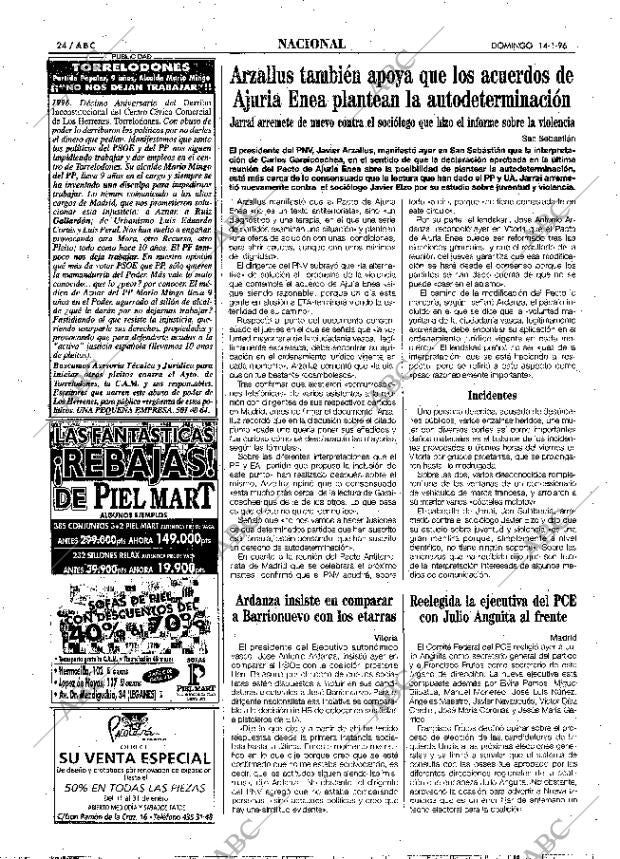 ABC MADRID 14-01-1996 página 24