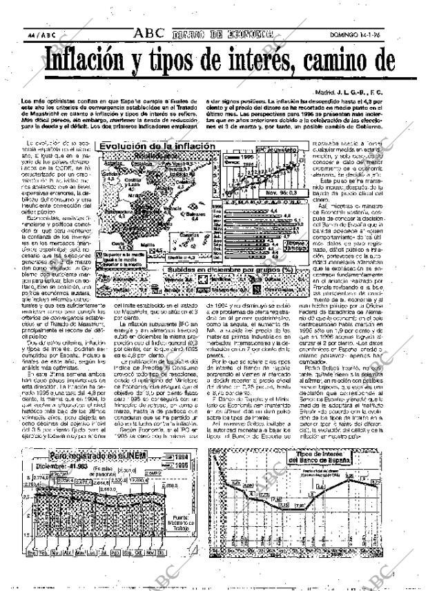 ABC MADRID 14-01-1996 página 44