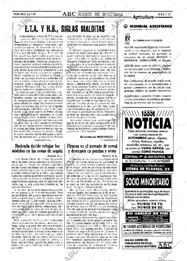 ABC MADRID 14-01-1996 página 53