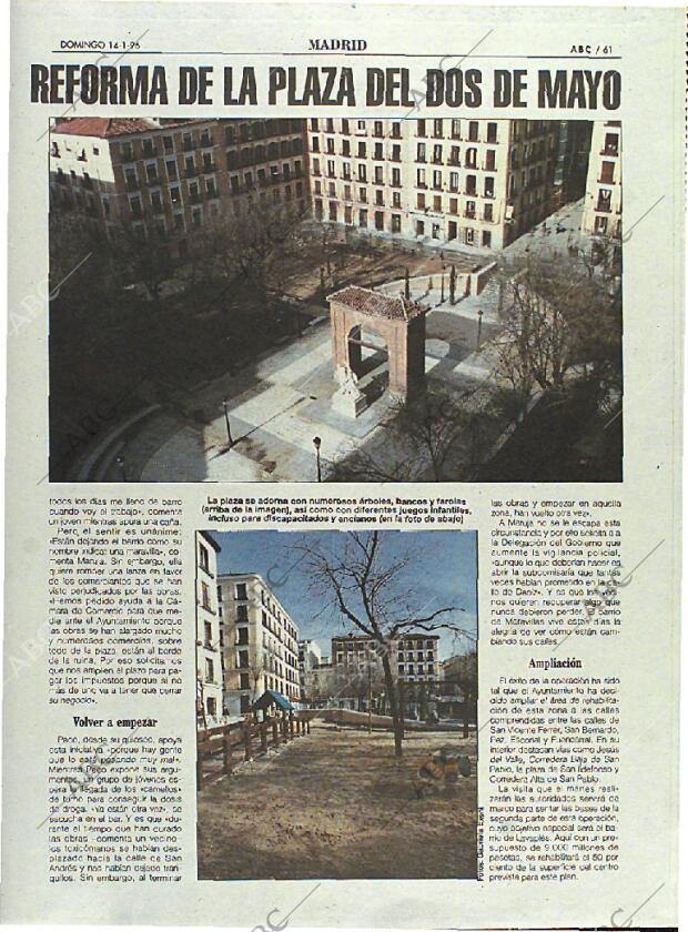 ABC MADRID 14-01-1996 página 61