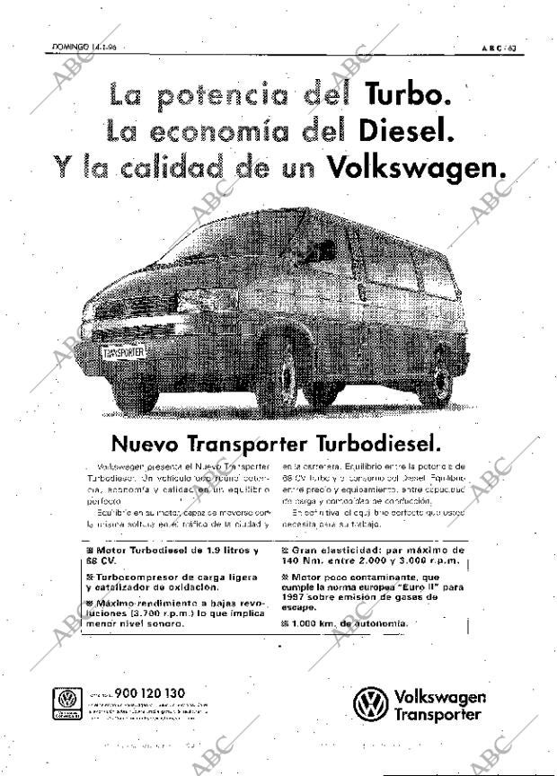 ABC MADRID 14-01-1996 página 63