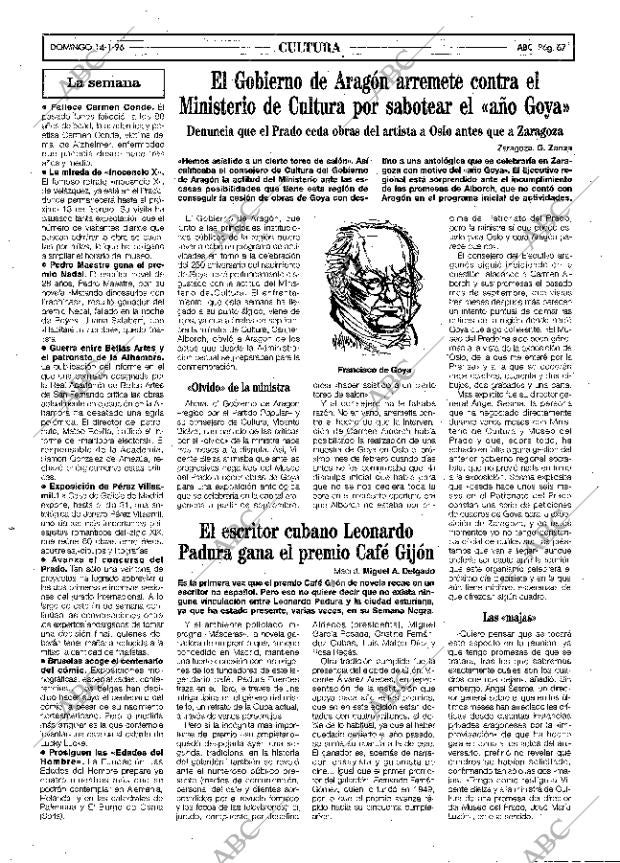ABC MADRID 14-01-1996 página 67