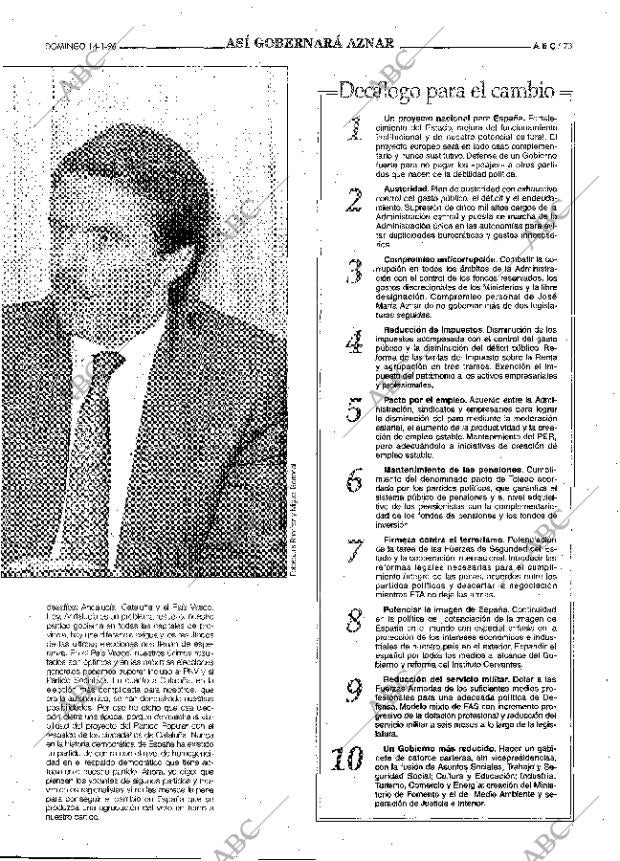 ABC MADRID 14-01-1996 página 73