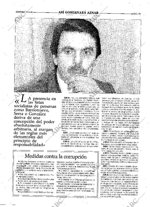 ABC MADRID 14-01-1996 página 75