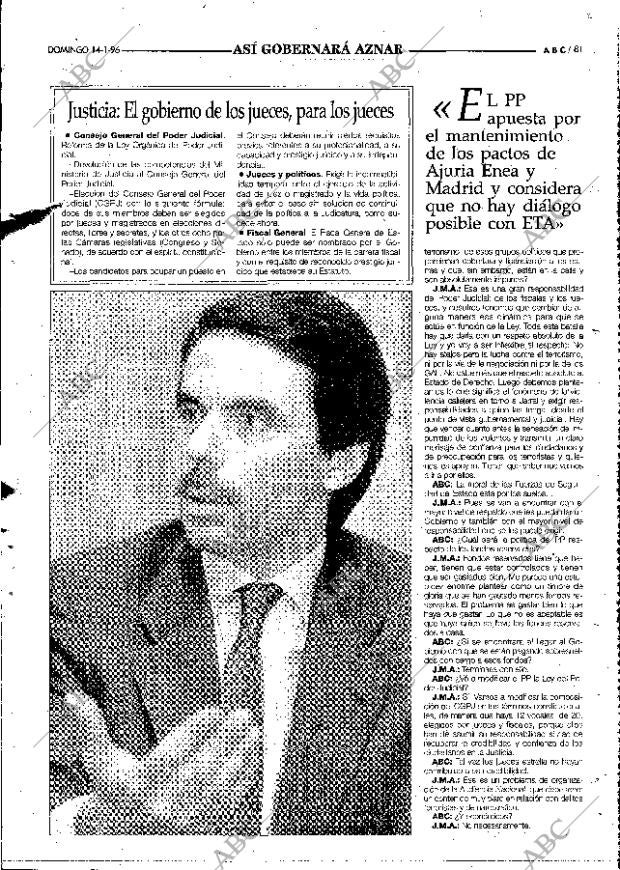 ABC MADRID 14-01-1996 página 81