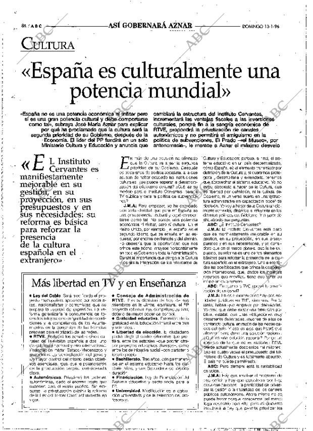 ABC MADRID 14-01-1996 página 86