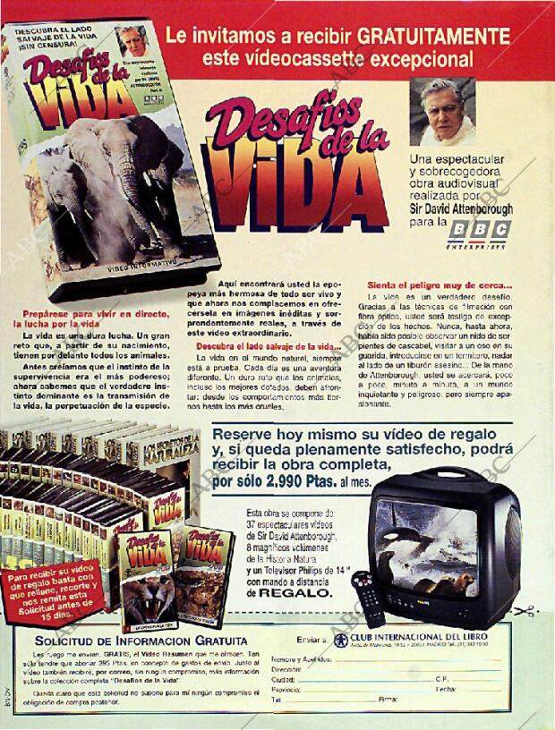 BLANCO Y NEGRO MADRID 14-01-1996 página 100