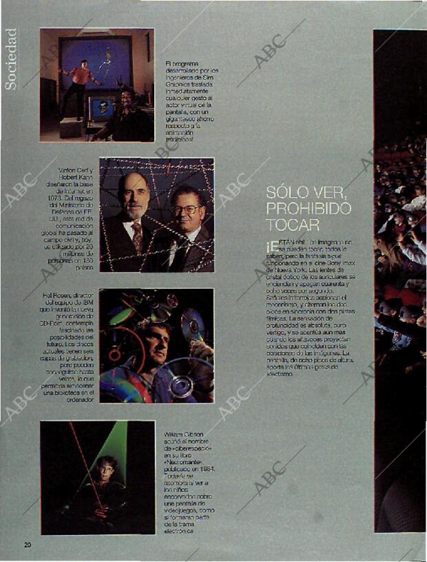 BLANCO Y NEGRO MADRID 14-01-1996 página 20