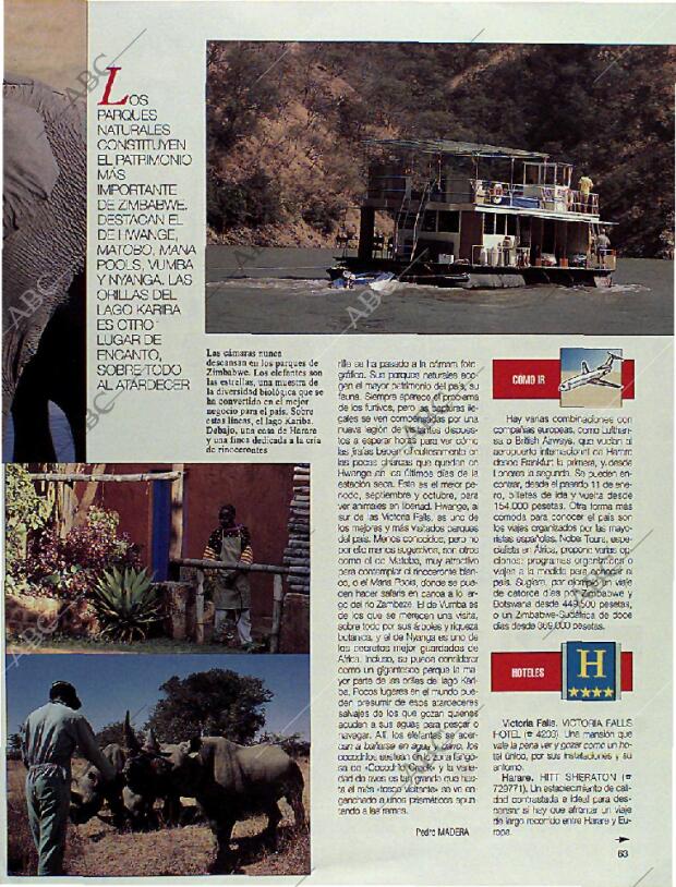 BLANCO Y NEGRO MADRID 14-01-1996 página 63