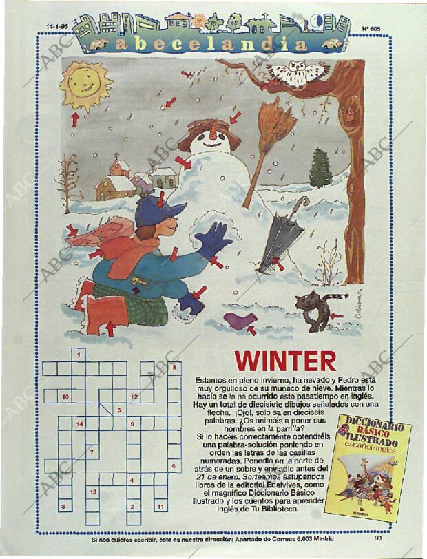 BLANCO Y NEGRO MADRID 14-01-1996 página 93