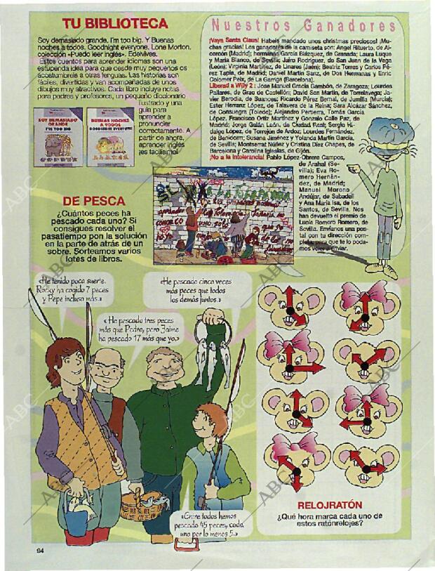 BLANCO Y NEGRO MADRID 14-01-1996 página 94