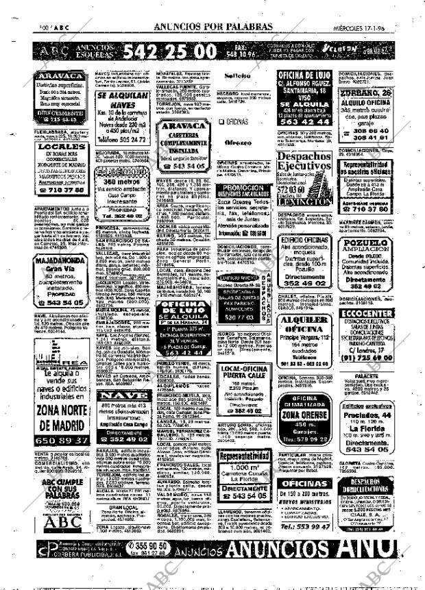ABC MADRID 17-01-1996 página 100