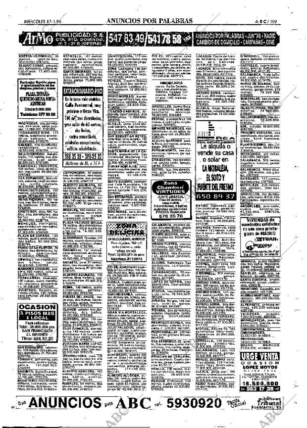 ABC MADRID 17-01-1996 página 109