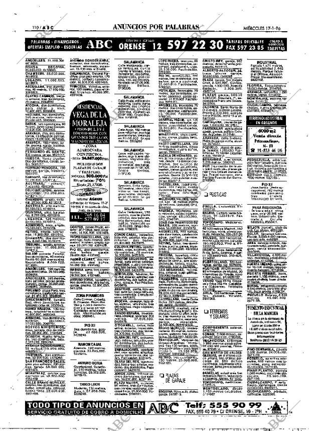 ABC MADRID 17-01-1996 página 110