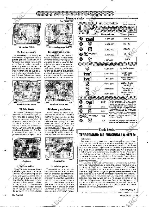 ABC MADRID 17-01-1996 página 124