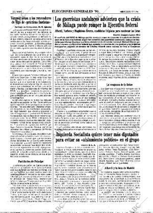 ABC MADRID 17-01-1996 página 22