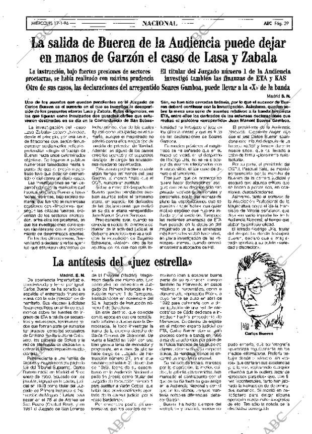 ABC MADRID 17-01-1996 página 29