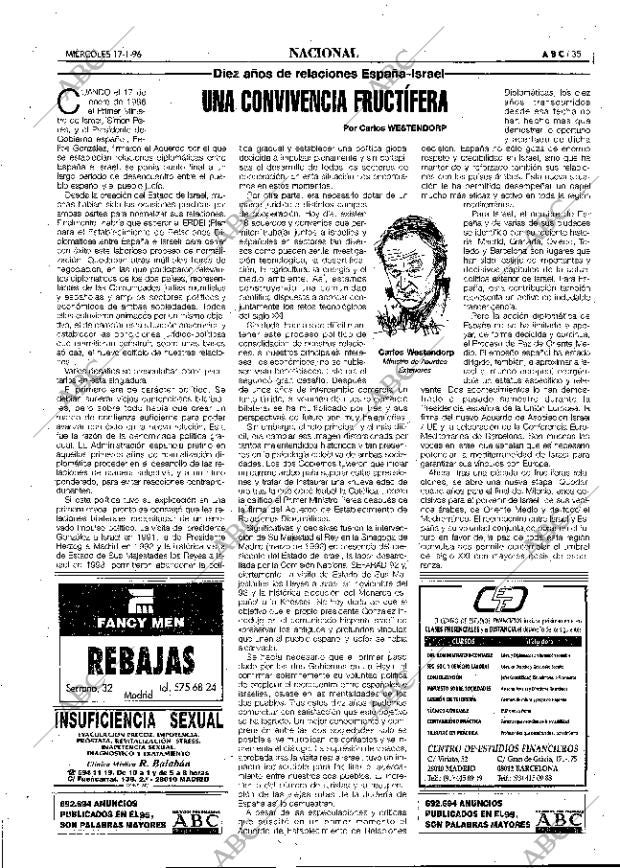 ABC MADRID 17-01-1996 página 35