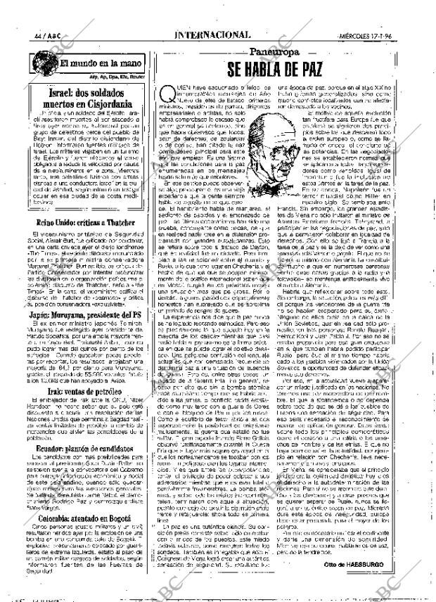 ABC MADRID 17-01-1996 página 44