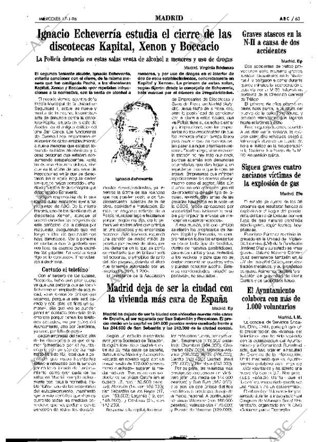 ABC MADRID 17-01-1996 página 63