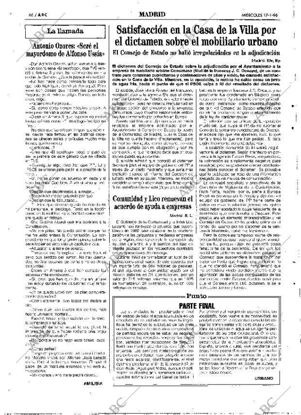 ABC MADRID 17-01-1996 página 66