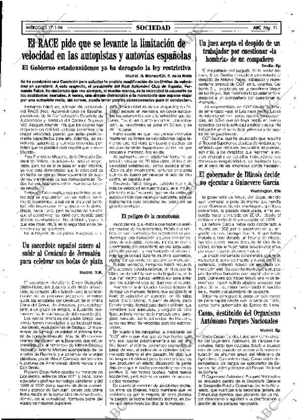 ABC MADRID 17-01-1996 página 71