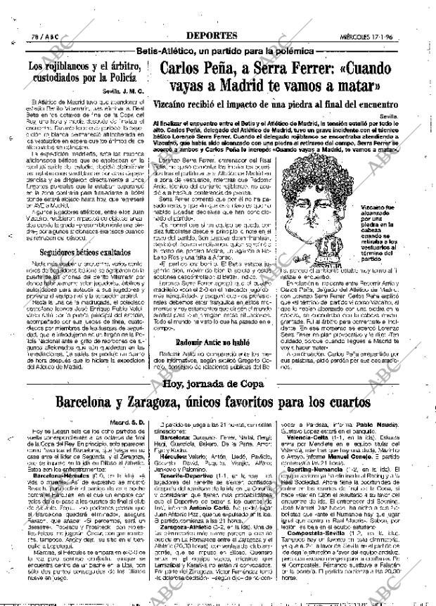 ABC MADRID 17-01-1996 página 78