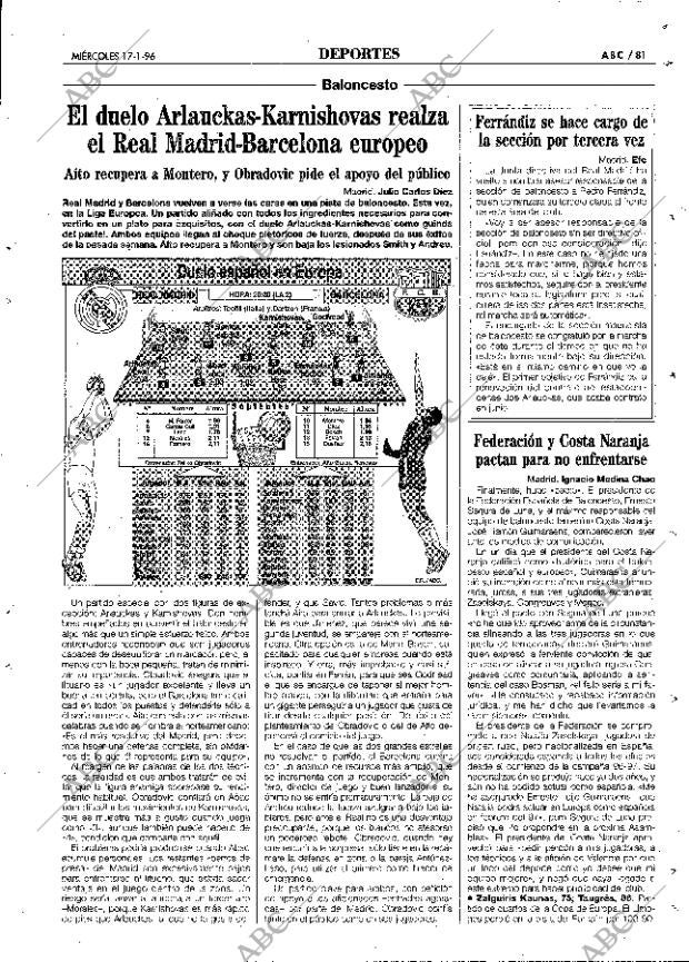 ABC MADRID 17-01-1996 página 81