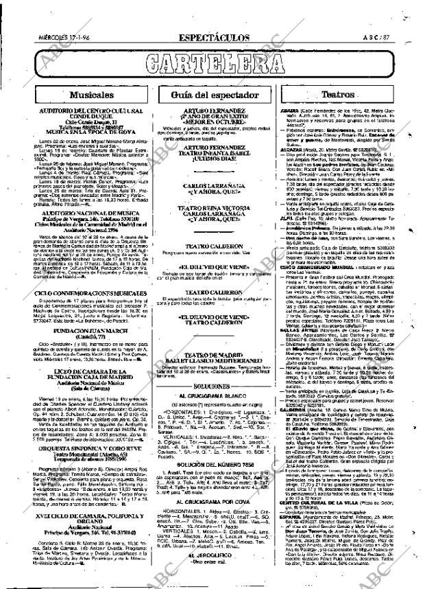 ABC MADRID 17-01-1996 página 87
