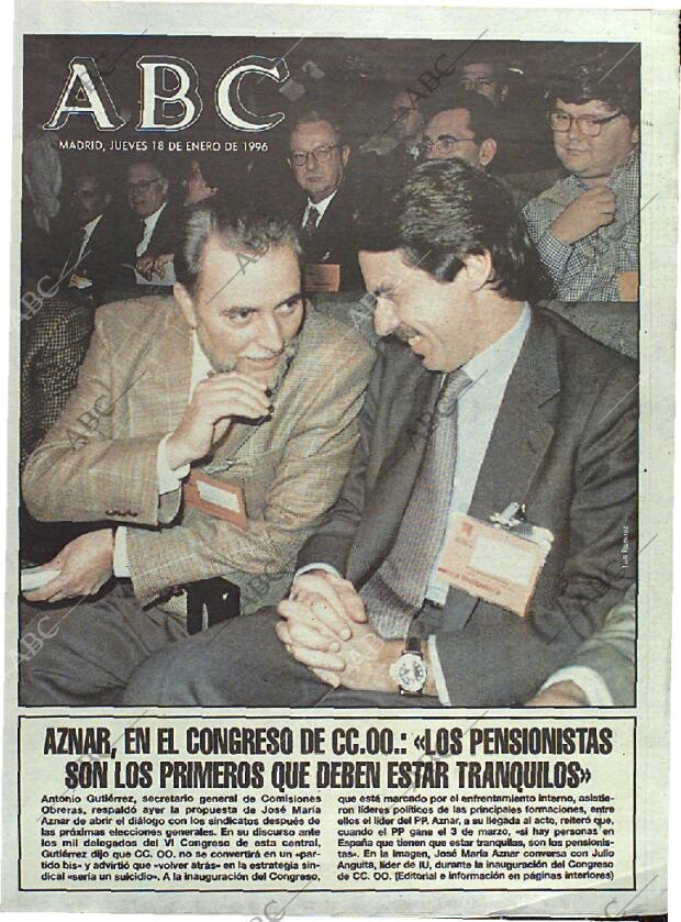 ABC MADRID 18-01-1996 página 1