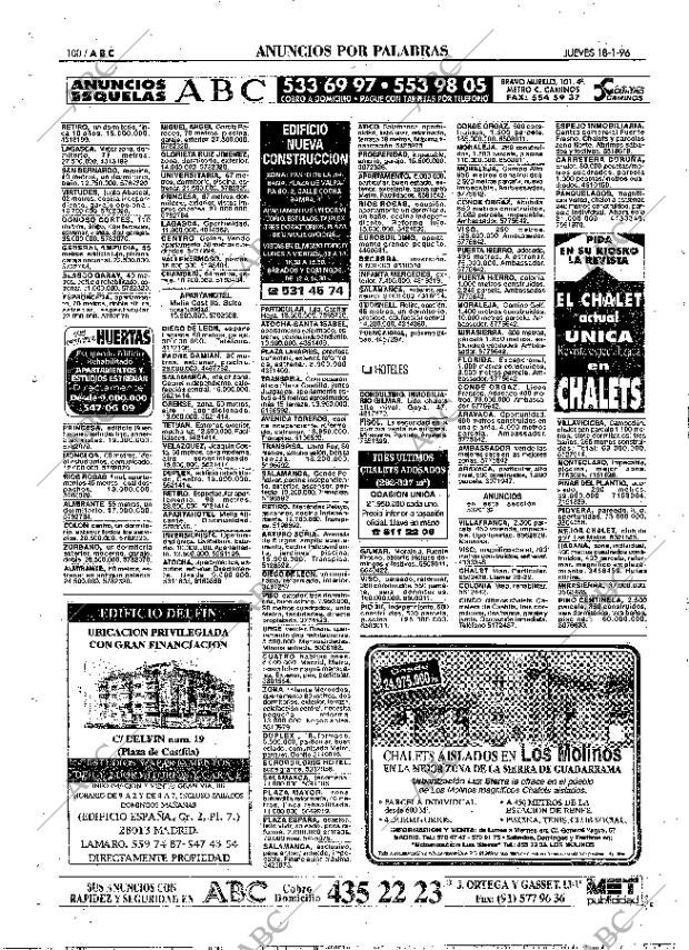 ABC MADRID 18-01-1996 página 100