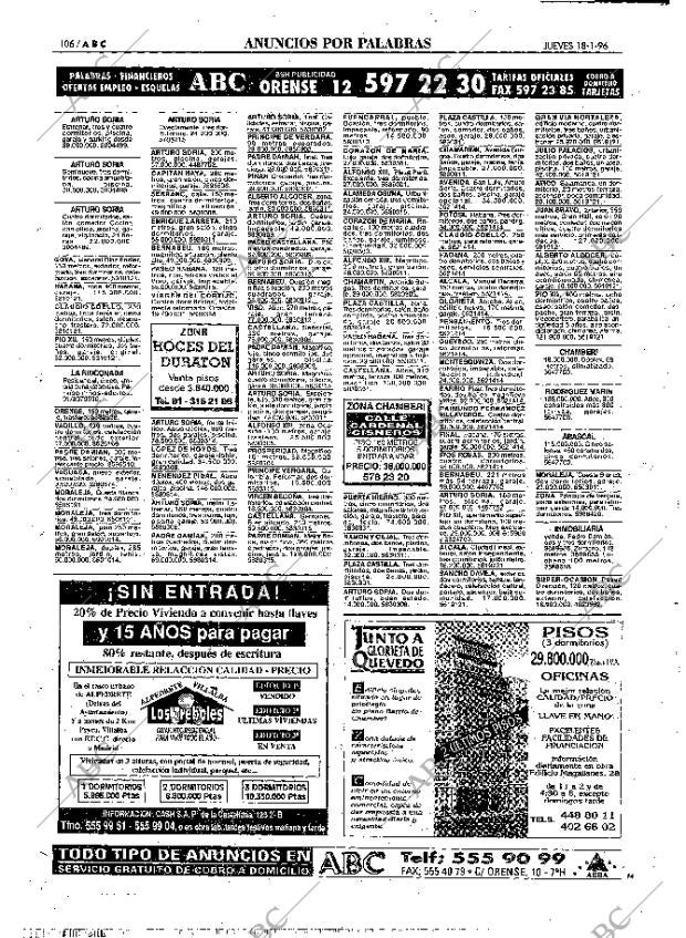 ABC MADRID 18-01-1996 página 106