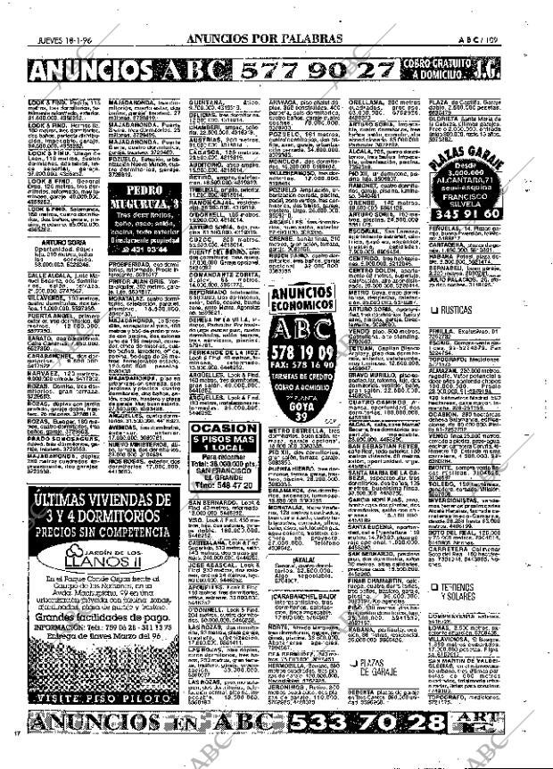 ABC MADRID 18-01-1996 página 109