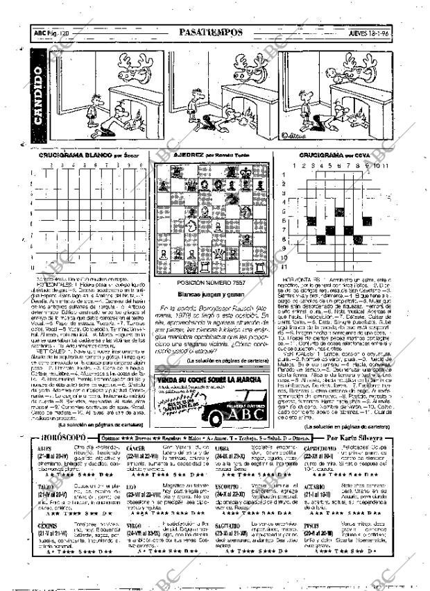 ABC MADRID 18-01-1996 página 120