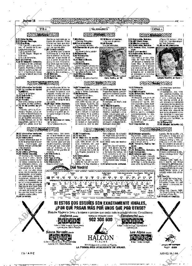 ABC MADRID 18-01-1996 página 126