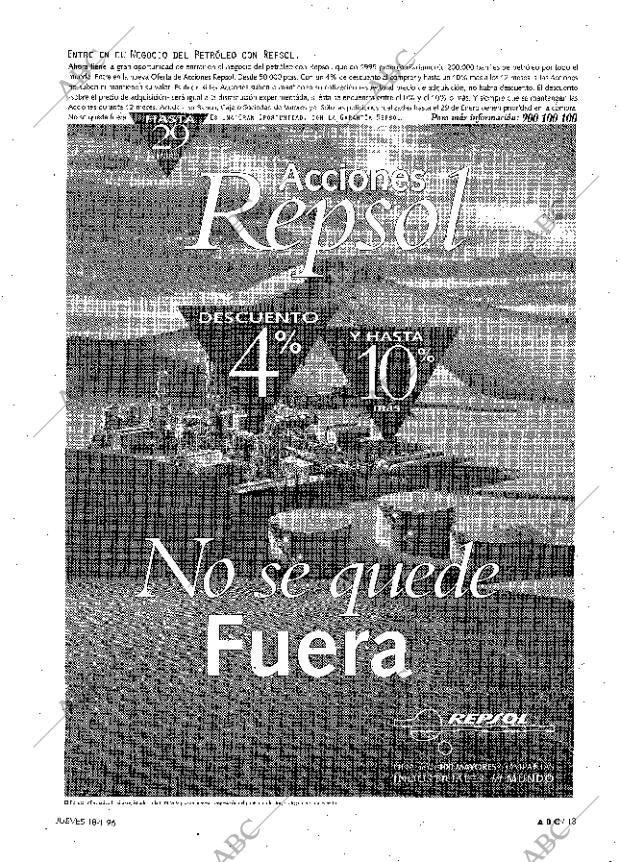 ABC MADRID 18-01-1996 página 13