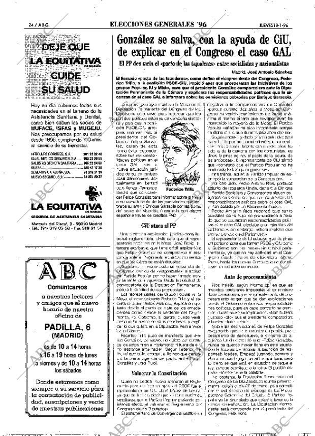 ABC MADRID 18-01-1996 página 24