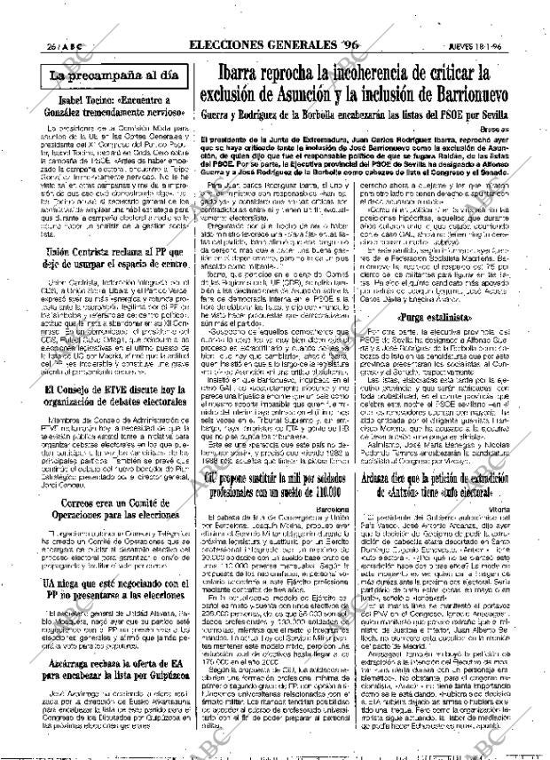 ABC MADRID 18-01-1996 página 26