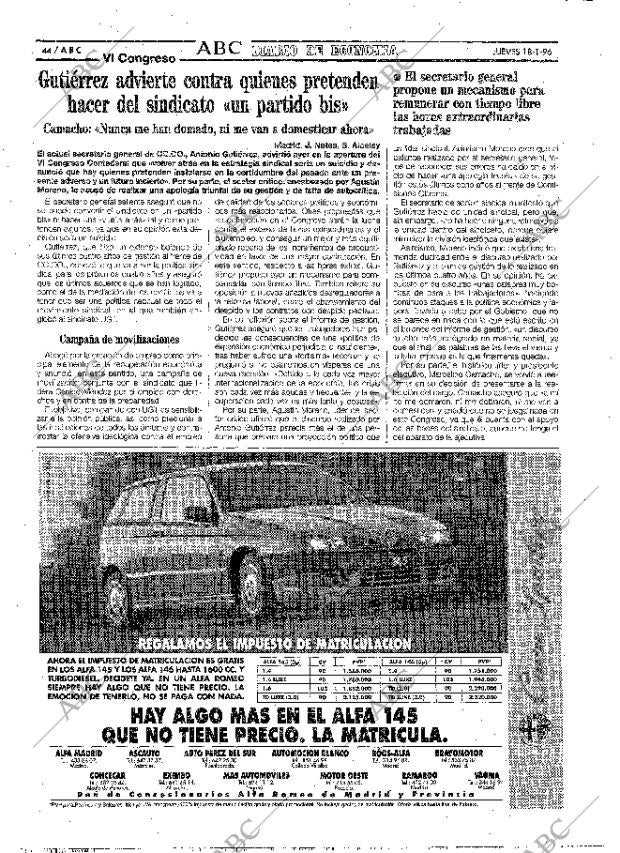 ABC MADRID 18-01-1996 página 44