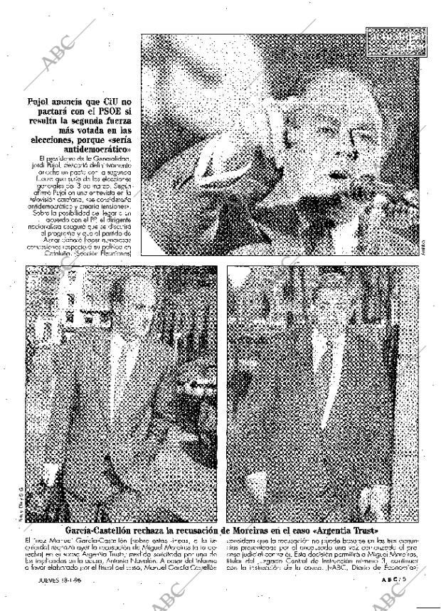 ABC MADRID 18-01-1996 página 5