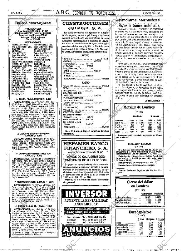 ABC MADRID 18-01-1996 página 52