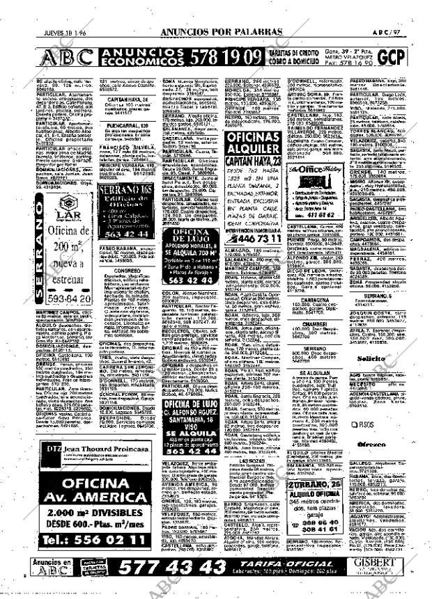 ABC MADRID 18-01-1996 página 97