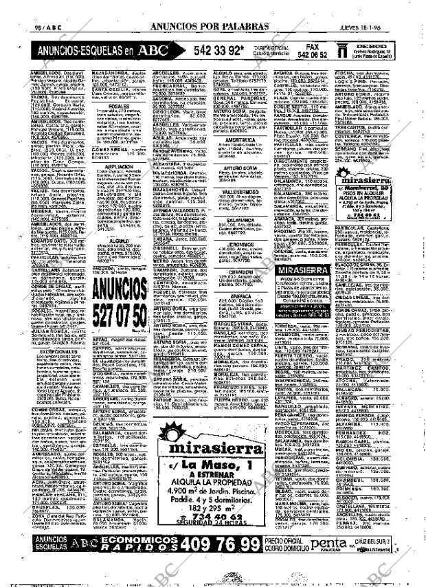 ABC MADRID 18-01-1996 página 98