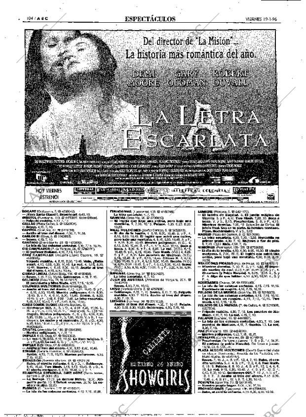 ABC MADRID 19-01-1996 página 104