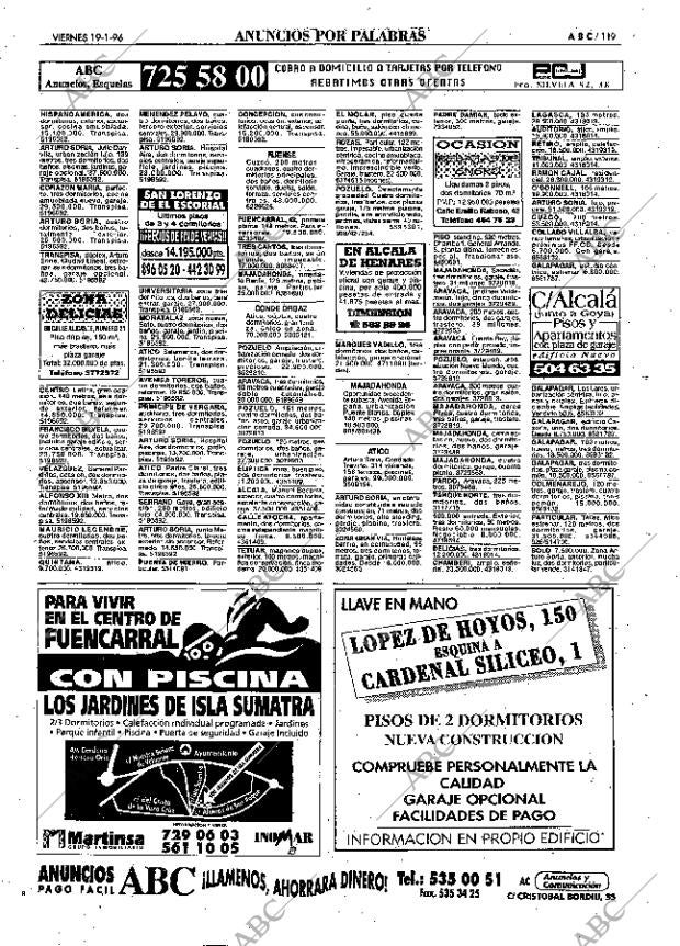 ABC MADRID 19-01-1996 página 119