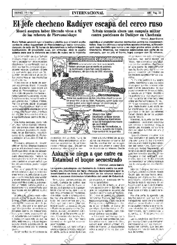 ABC MADRID 19-01-1996 página 33