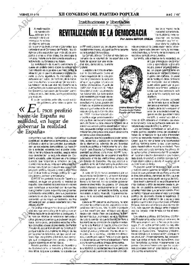 ABC MADRID 19-01-1996 página 65