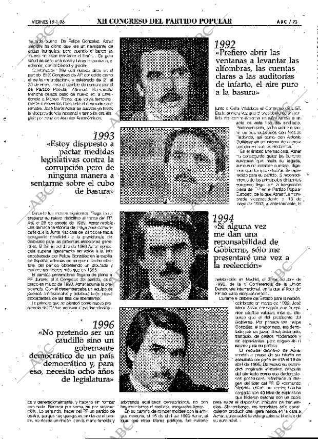 ABC MADRID 19-01-1996 página 73