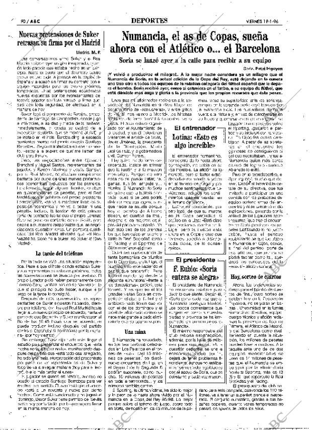 ABC MADRID 19-01-1996 página 90