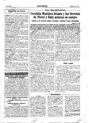 ABC MADRID 19-01-1996 página 92